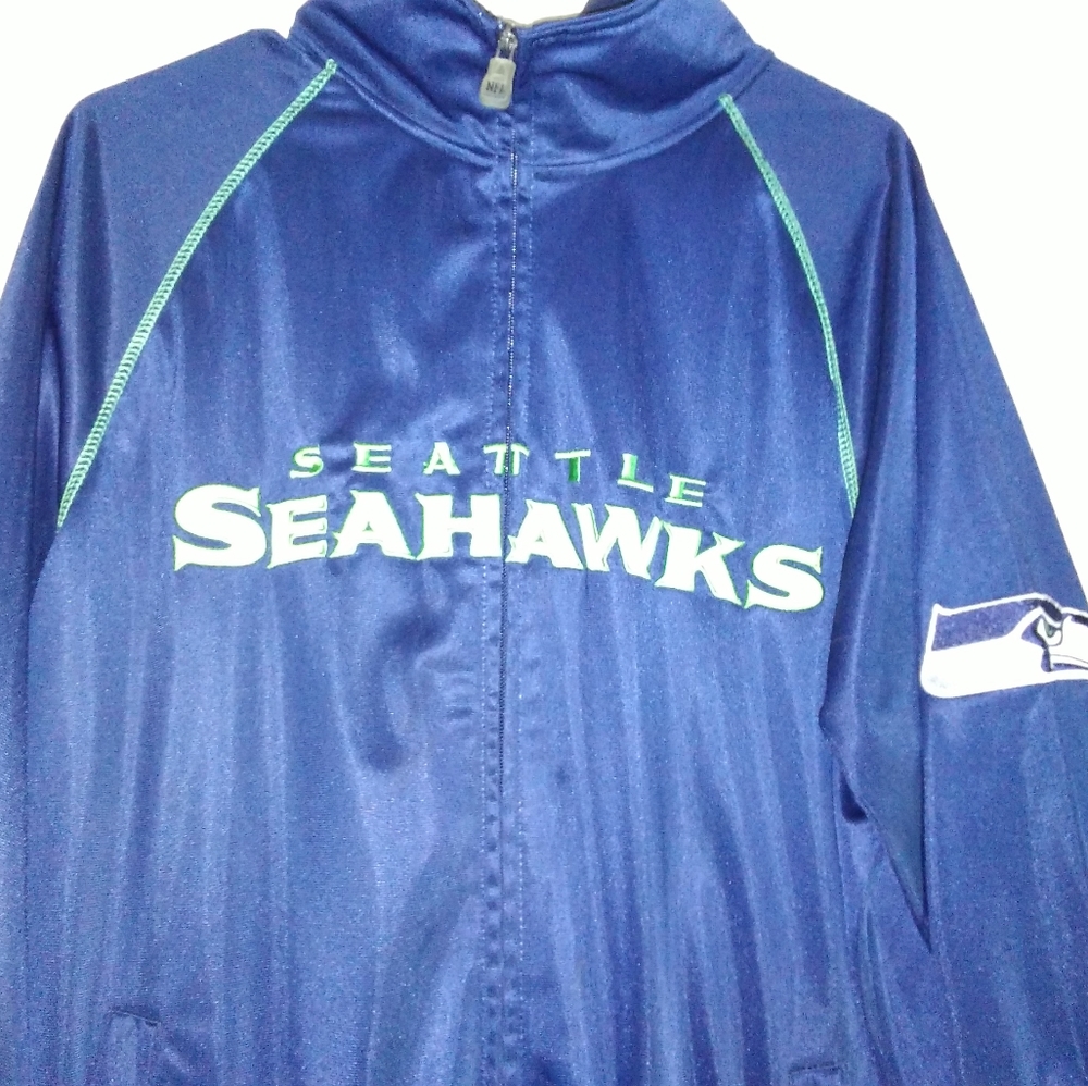 NFL Team Apparel Seattle Seahawks Zip Jacket - Picture 3 of 10